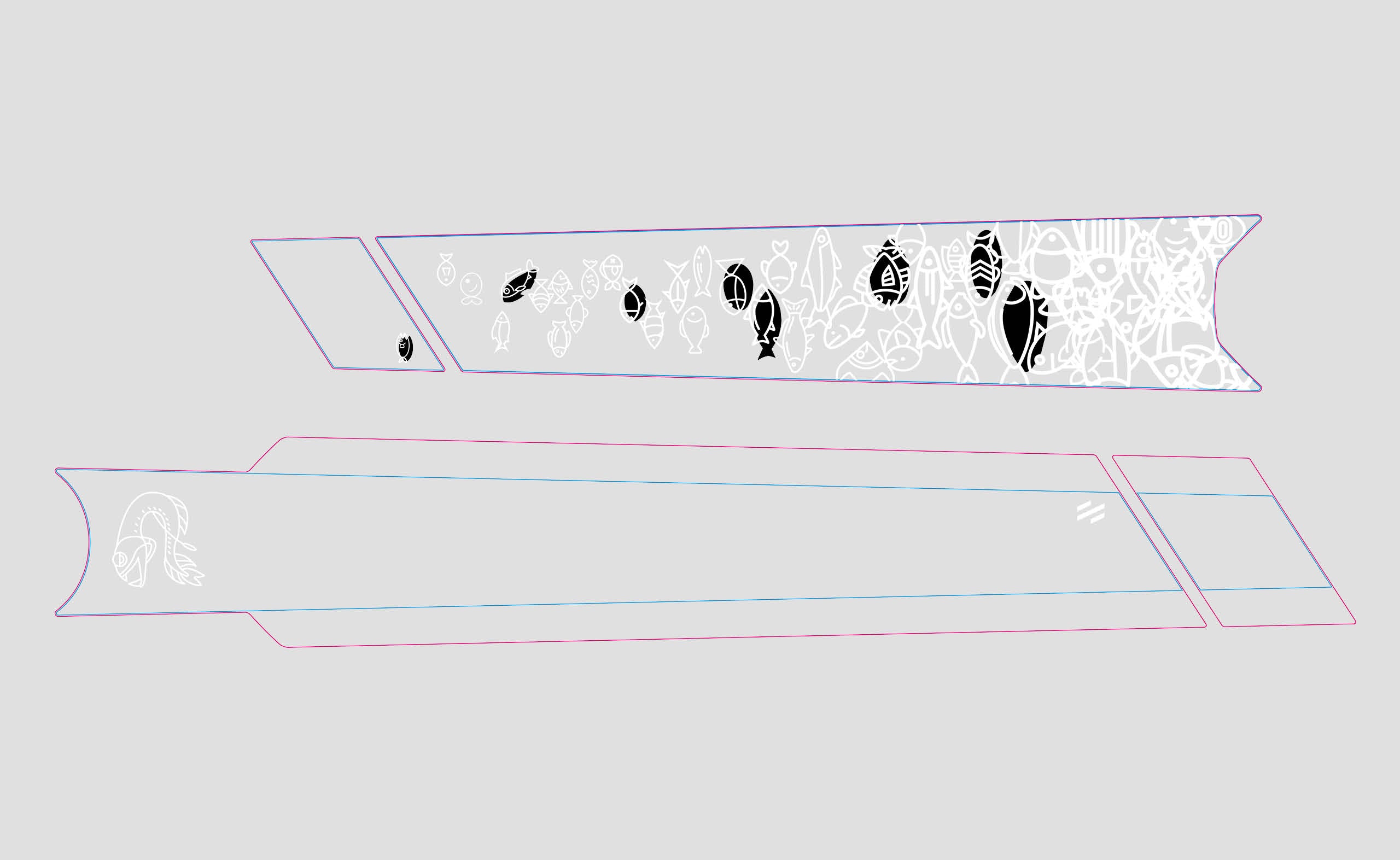 SCOR Ersatzteile | 4060 Frame Protector by Slicy FISHY WHITE